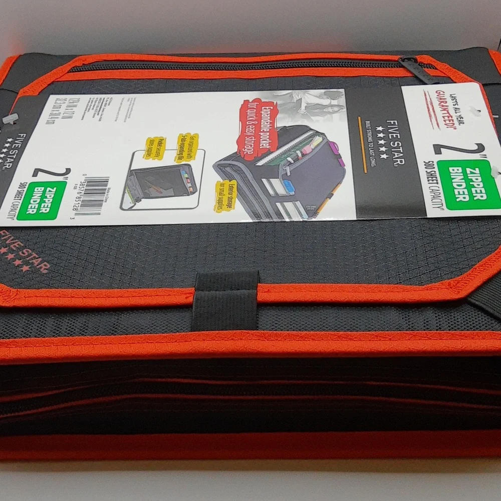 Five Star 2-inch 3-Ring Zipper Binder, Expansion Panel BTS School BTC Campus